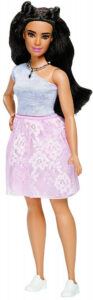 Barbie Fashionistas Powder Pink Curvy Lace Doll