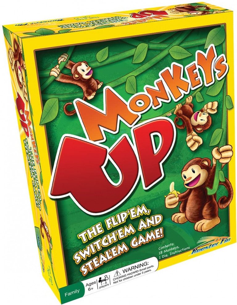 Monkeys Up Educational Board Games For Kids