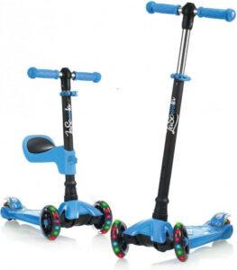 Lascoota 2-in-1 Kick Scooter With Removable Seat