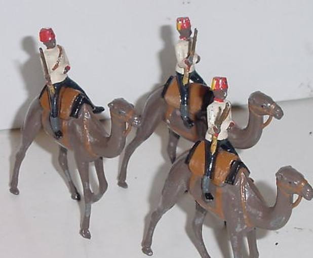 toy soldiers egyptian camel corps