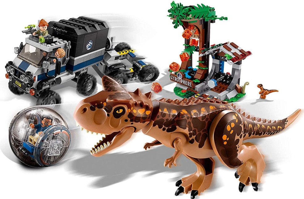 Jurassic World LEGO Carnotaurus Gyrosphere Escape