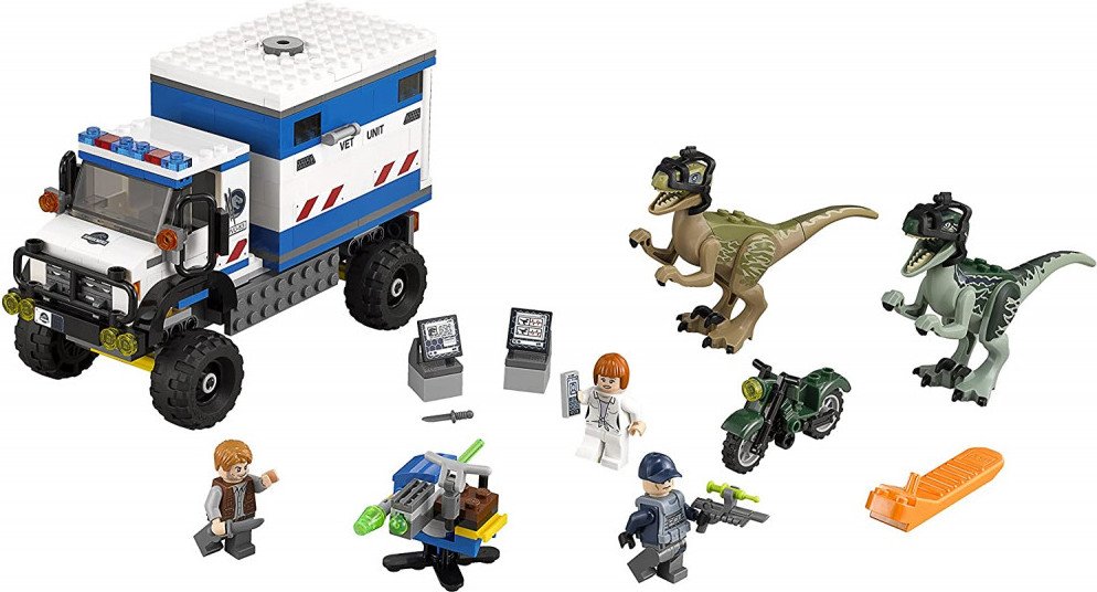 LEGO Jurassic World Raptor Rampage Building kit